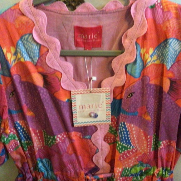 MARIE by VICTORIA DUNN/.Rachelle Puff Sleeve Maxi Dress New - Picture 5 of 8